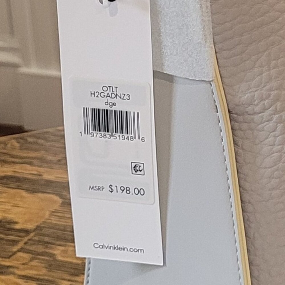 Calvin Klein Fay Convertible Tote Bag in Dove Grey. NWT. - Picture 8 of 11